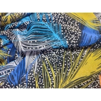 Duża sukienka plażowa - eleganckie PAREO XXL kolorowe pióra